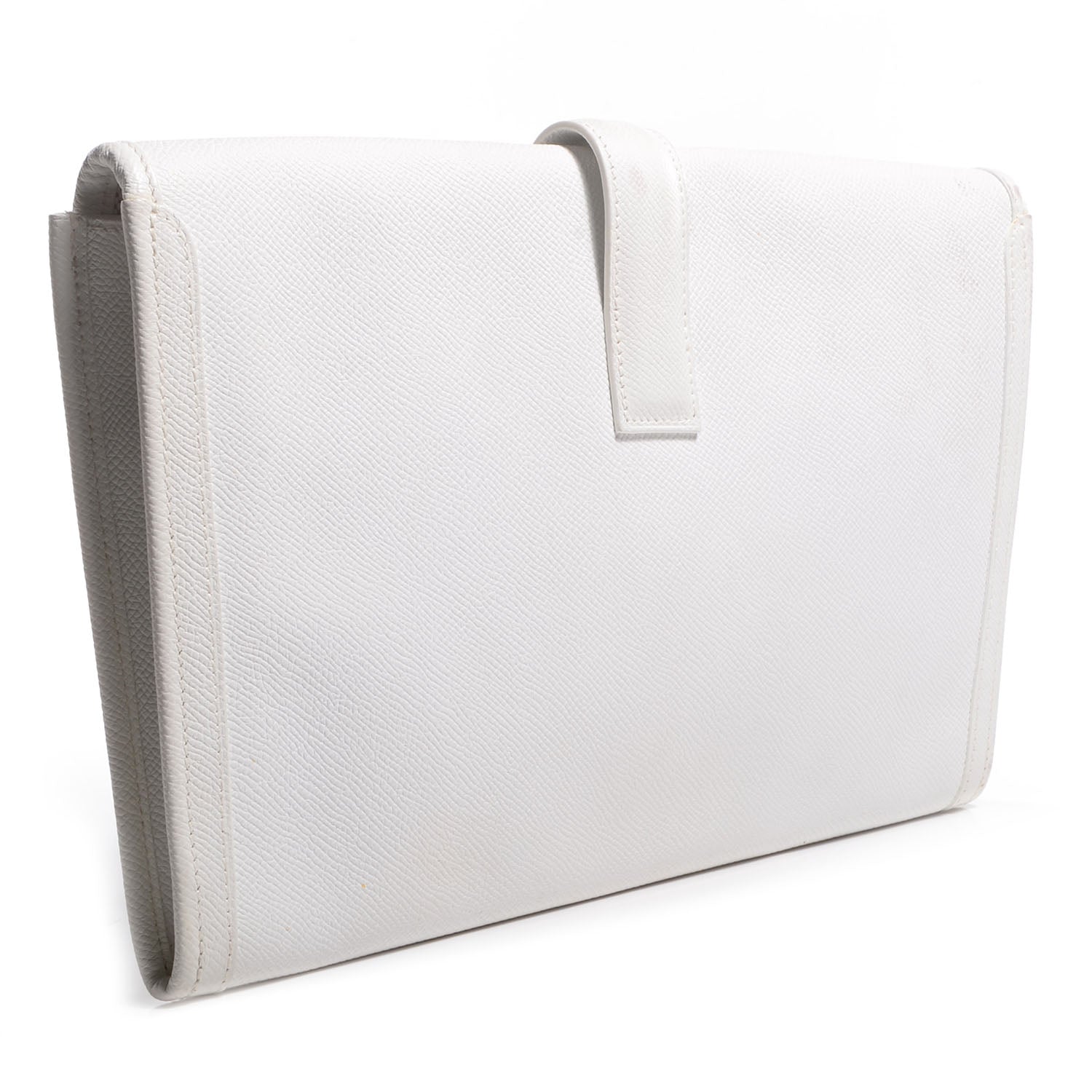 Hermes Epsom Jige PM Clutch White 3 of 7