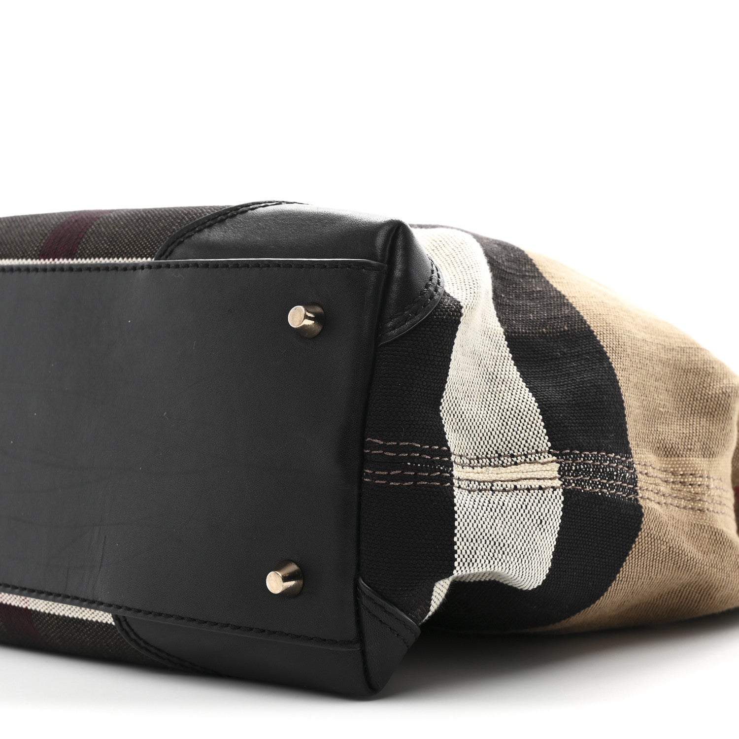 Burberry Canvas Mega Check Medium Maidstone Black 1825866