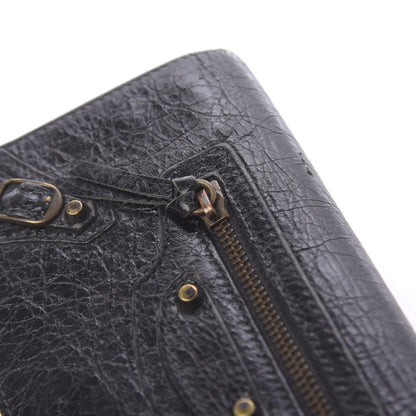 Balenciaga Agneau Classic Hardware Money Wallet Black 10 of 11