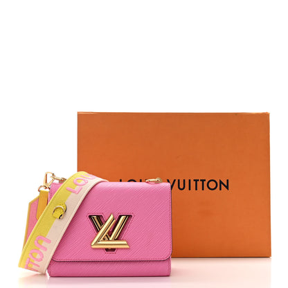 Louis Vuitton Epi Twist Shoulder Bag PM Pink Yellow 13 of 13