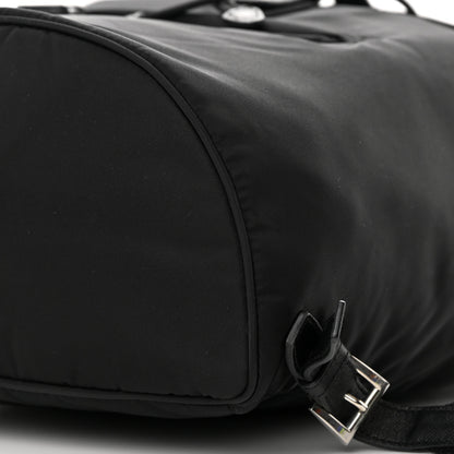 Prada Nylon Tessuto Saffiano Zipper Backpack Black 10 of 11