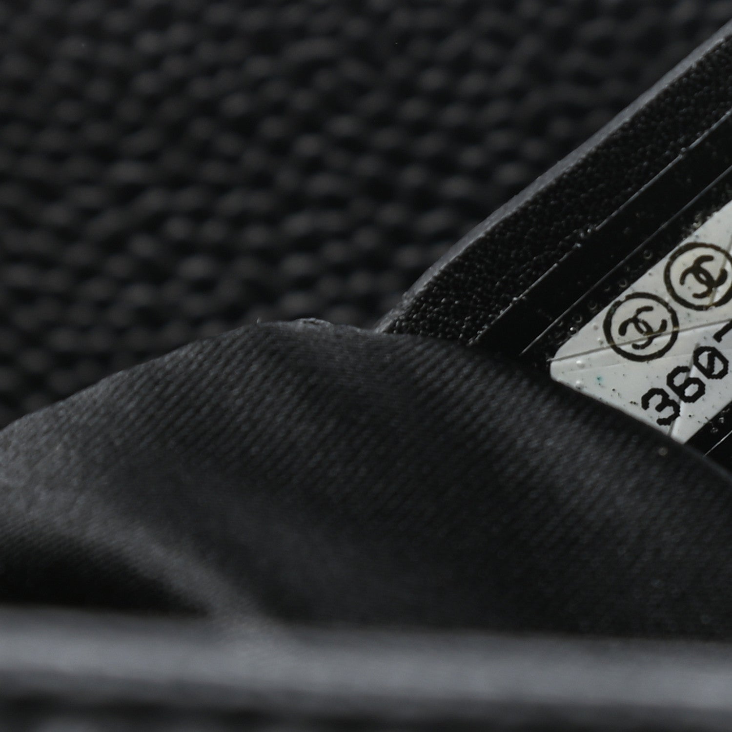 Chanel Caviar Quilted Grand Shopping Tote GST Black 7 of 9