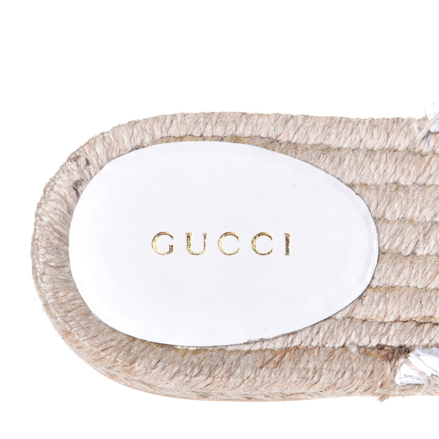Gucci Nappa Matelasse GG Marmont Espadrille Slippers 38.5 Great White 9 of 12