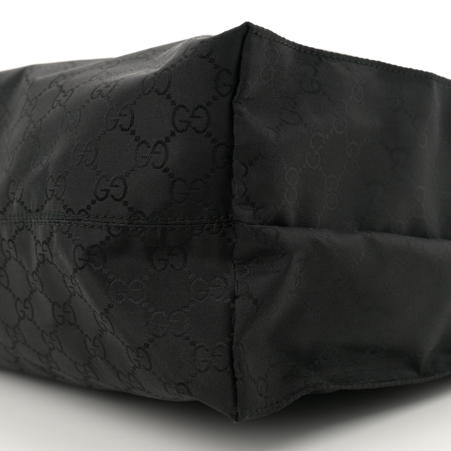 Nylon Monogram Vertical Tote Black