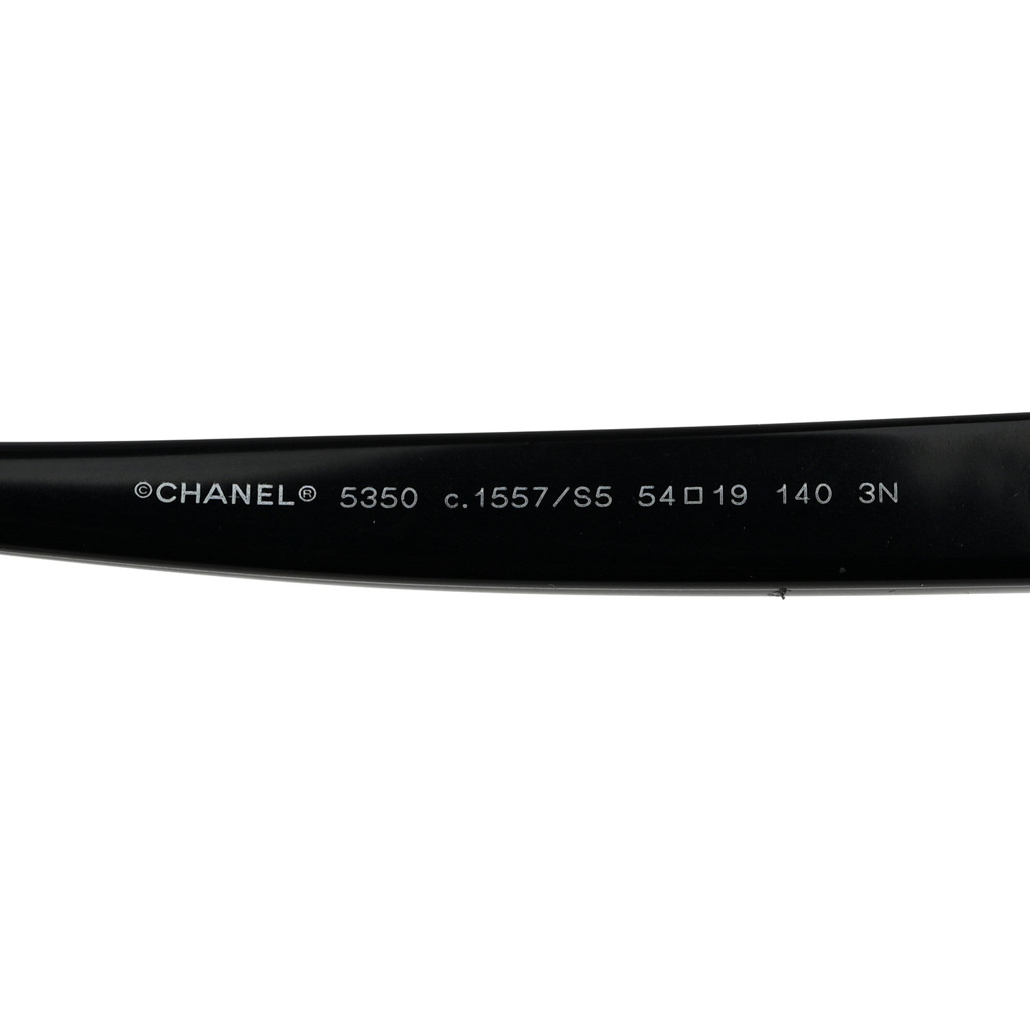 Chanel Acetate CC Cat Eye Summer Sunglasses 5350 Black Beige 5 of 8