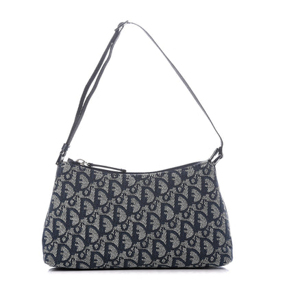 Christian Dior Monogram Shoulder Bag Pochette Blue 1 of 9