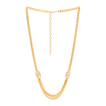 Chanel Crystal CC Multi Strand Chain Belt 75/30 Gold 2 of 3