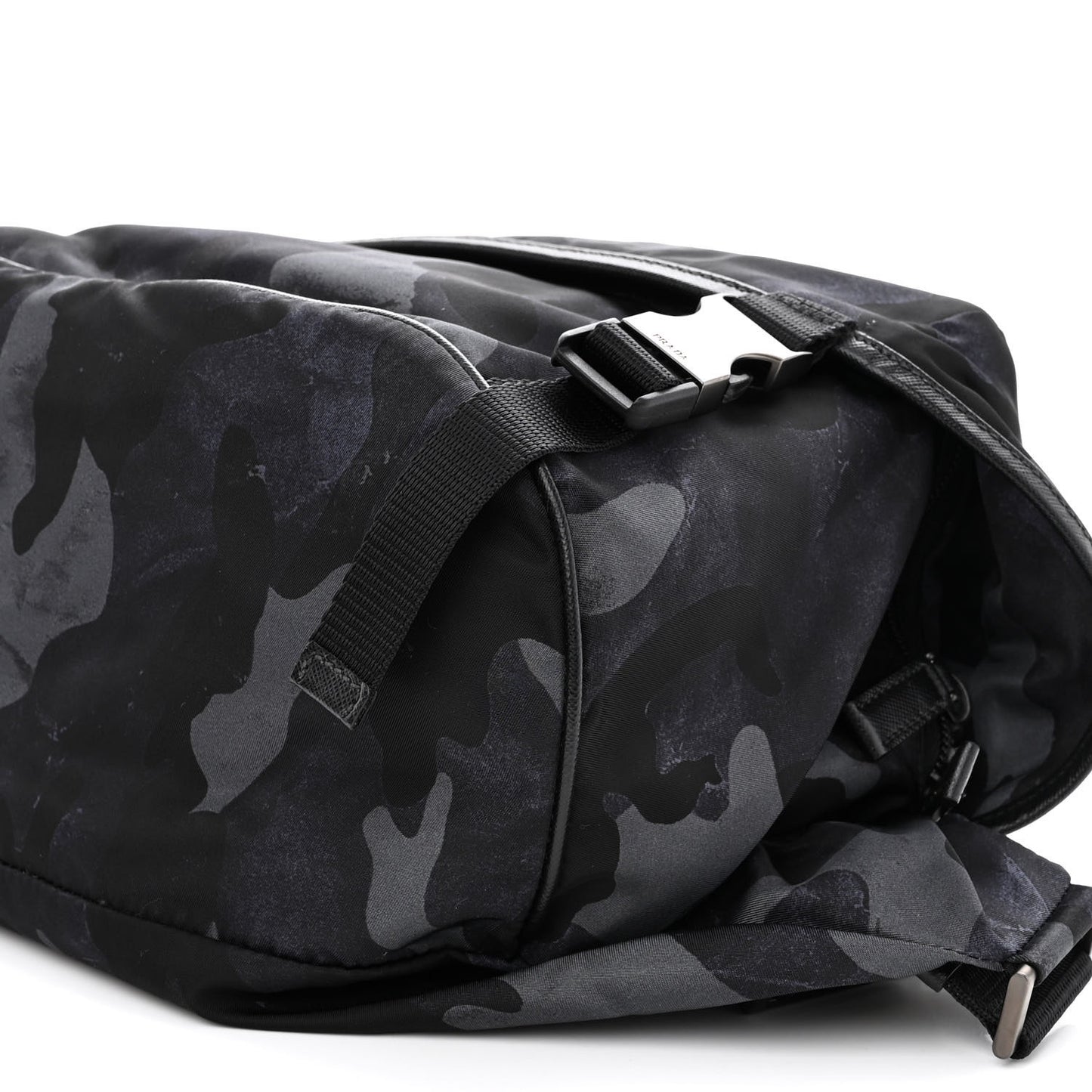 Tessuto Nylon Camouflage Belt Bag Blue Grey