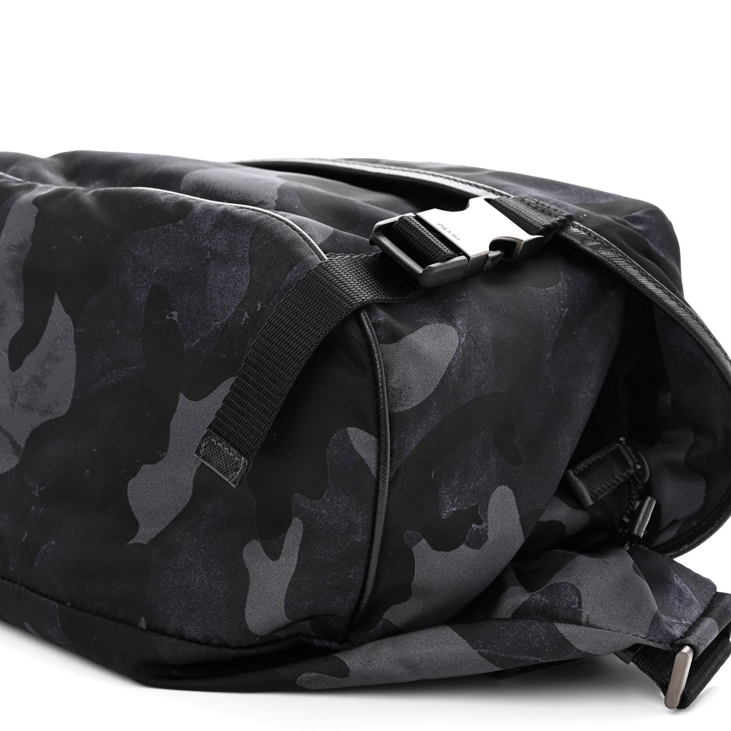 Prada Tessuto Nylon Camouflage Belt Bag Blue Grey 9 of 9