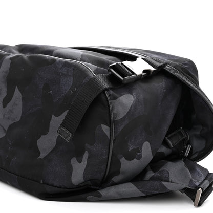 Prada Tessuto Nylon Camouflage Belt Bag Blue Grey 9 of 9