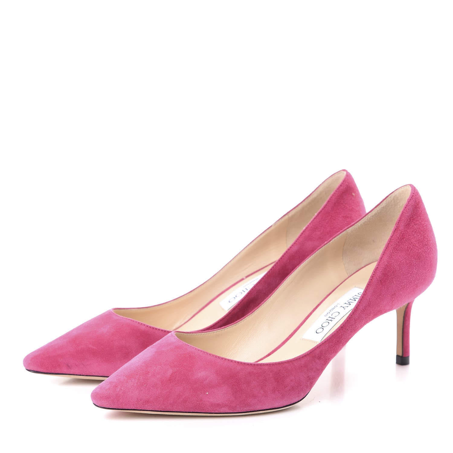 Jimmy Choo Suede Romy 40 Pumps 38 Pink 3 of 7