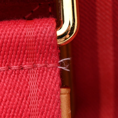 Louis Vuitton Denim Articles de Voyage Cabas Castillan Red 14 of 14