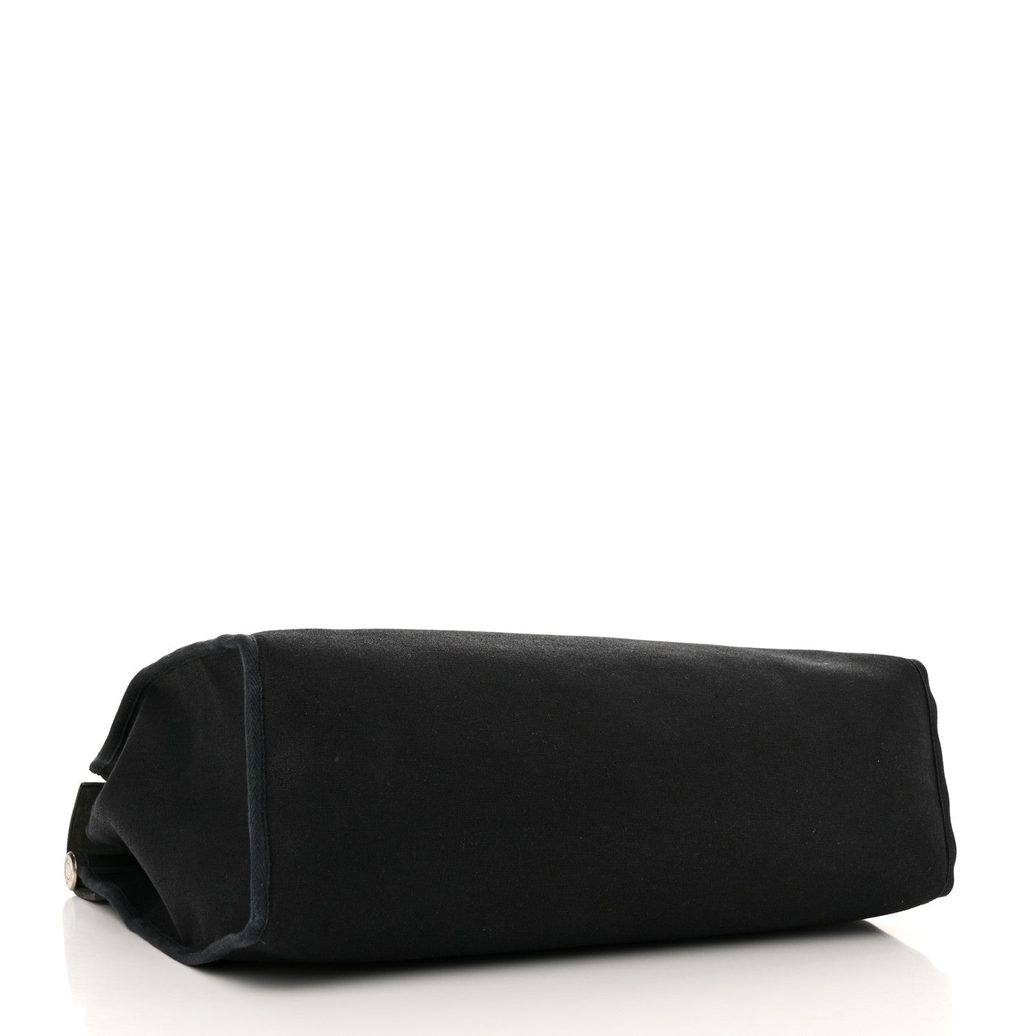 Hermes Toile Vache Calfskin Herbag 39 MM Black 4 of 10