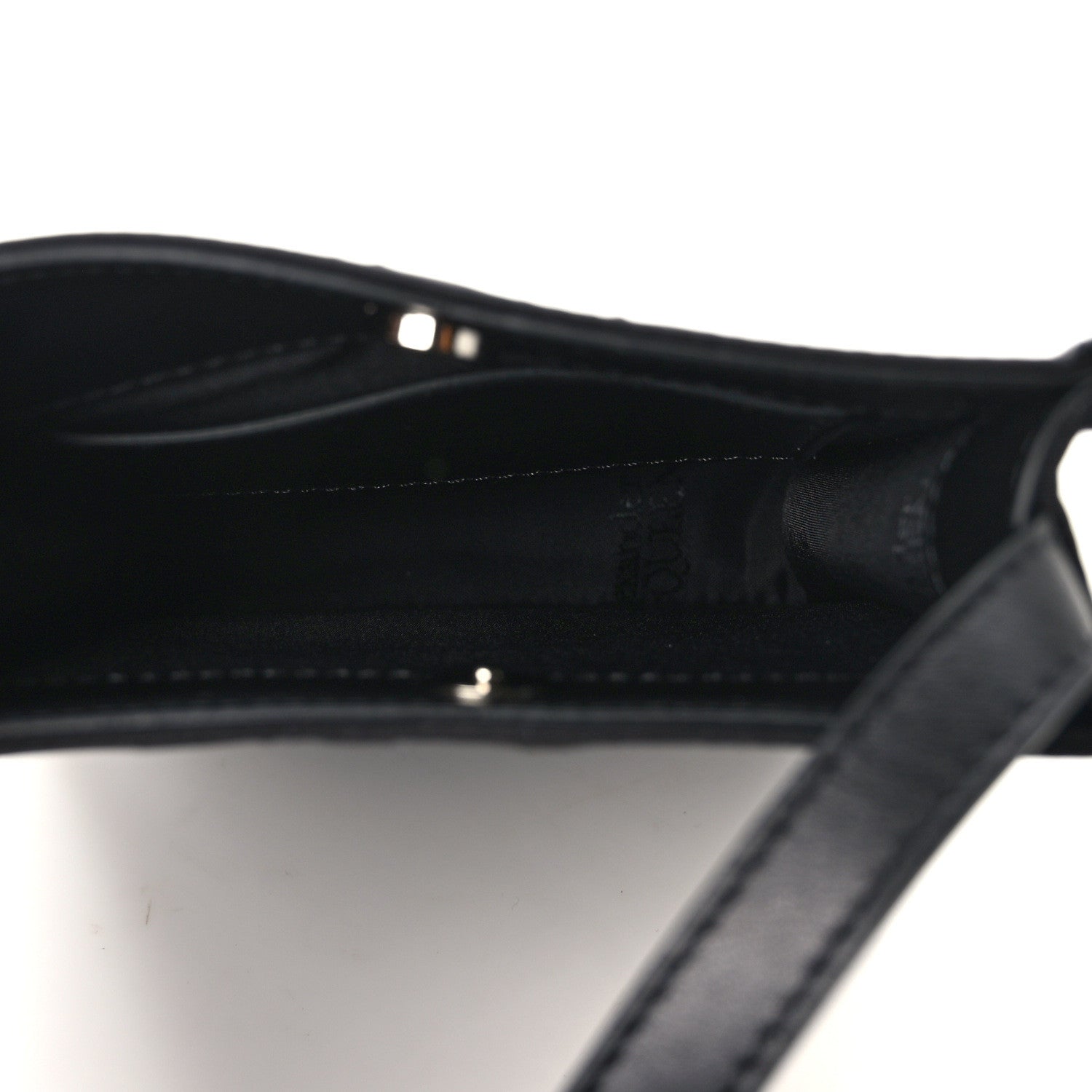 Alexander McQueen Calfskin Nylon Mini Skull Crossbody Bag Black 5 of 11