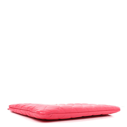 Chanel Caviar Quilted Medium Cosmetic Case Pink 4 of 8