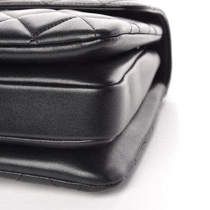 Chanel Lambskin Quilted Small Trendy CC Dual Handle Flap Bag Black 12 of 13
