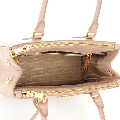 Prada Saffiano Small Galleria Double Zip Tote Cammeo 7 of 13