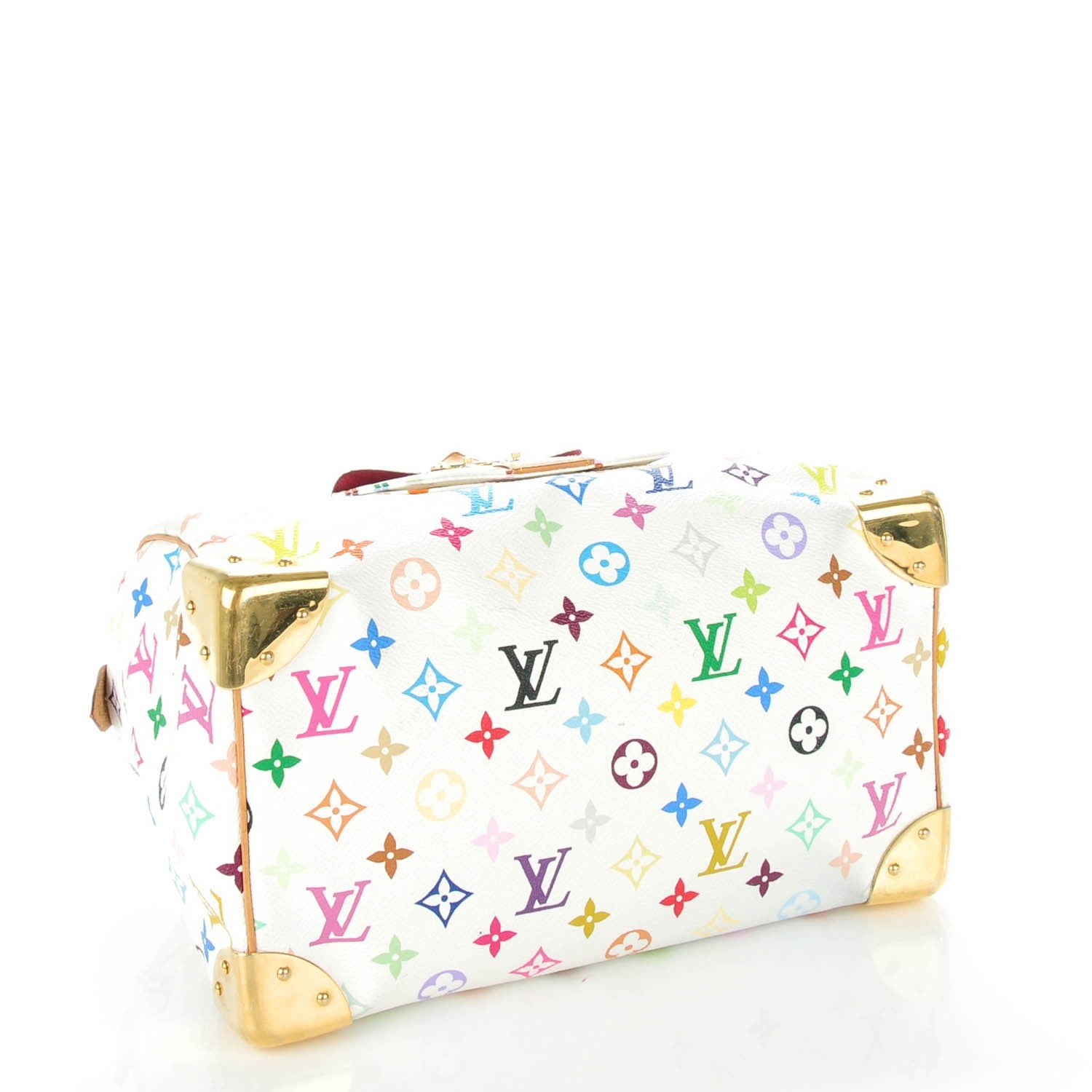 Louis Vuitton Monogram Multicolor Speedy 30 White 4 of 8