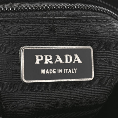 Prada Nylon Messenger Bag Black 6 of 8