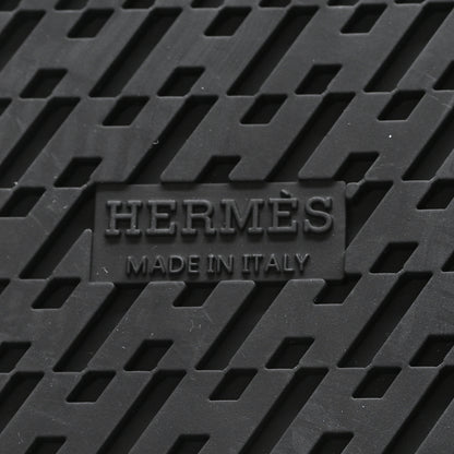 Hermes Calfskin Medor Studded Womens Chypre Sandals 38.5 Black 7 of 10