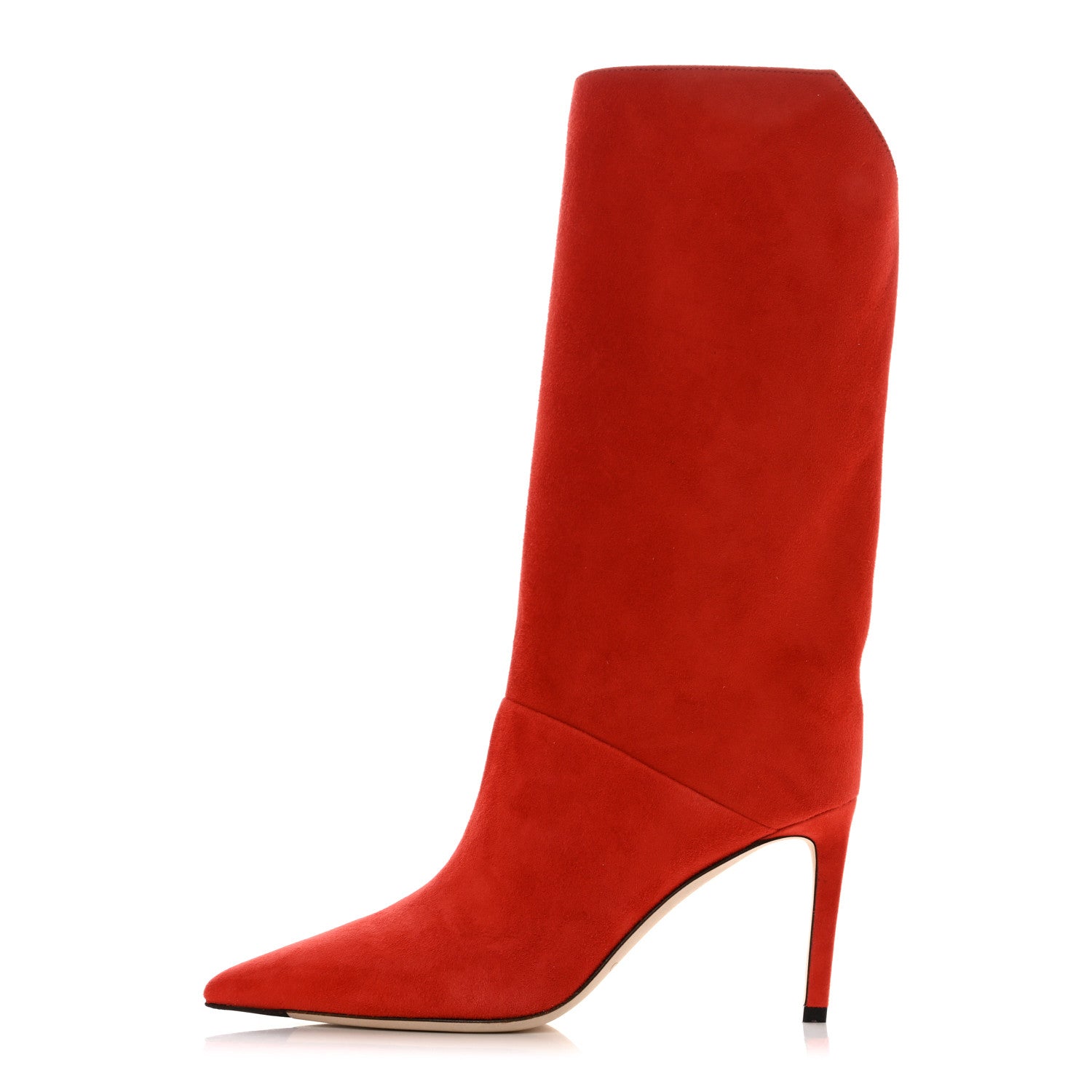 Jimmy Choo Suede Beren 85 Boots 36 Red 1 of 7