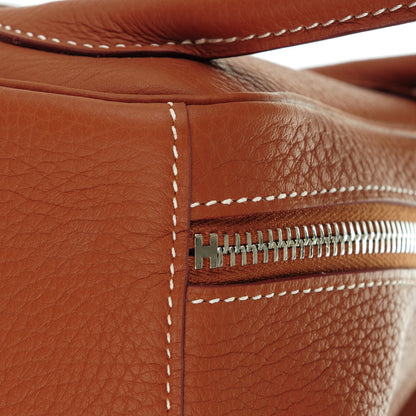 Hermes Taurillon Clemence Lindy 34 Gold 9 of 10