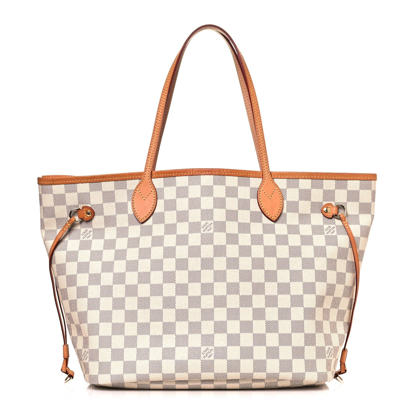 Damier Azur Neo Neverfull MM Rose Ballerine