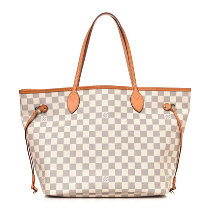 Louis Vuitton Damier Azur Neo Neverfull MM Rose Ballerine 1 of 13