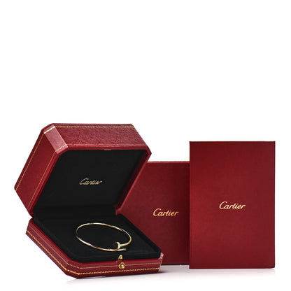 Cartier 18K Yellow Gold Diamond Small Juste Un Clou Bracelet 16 4 of 4