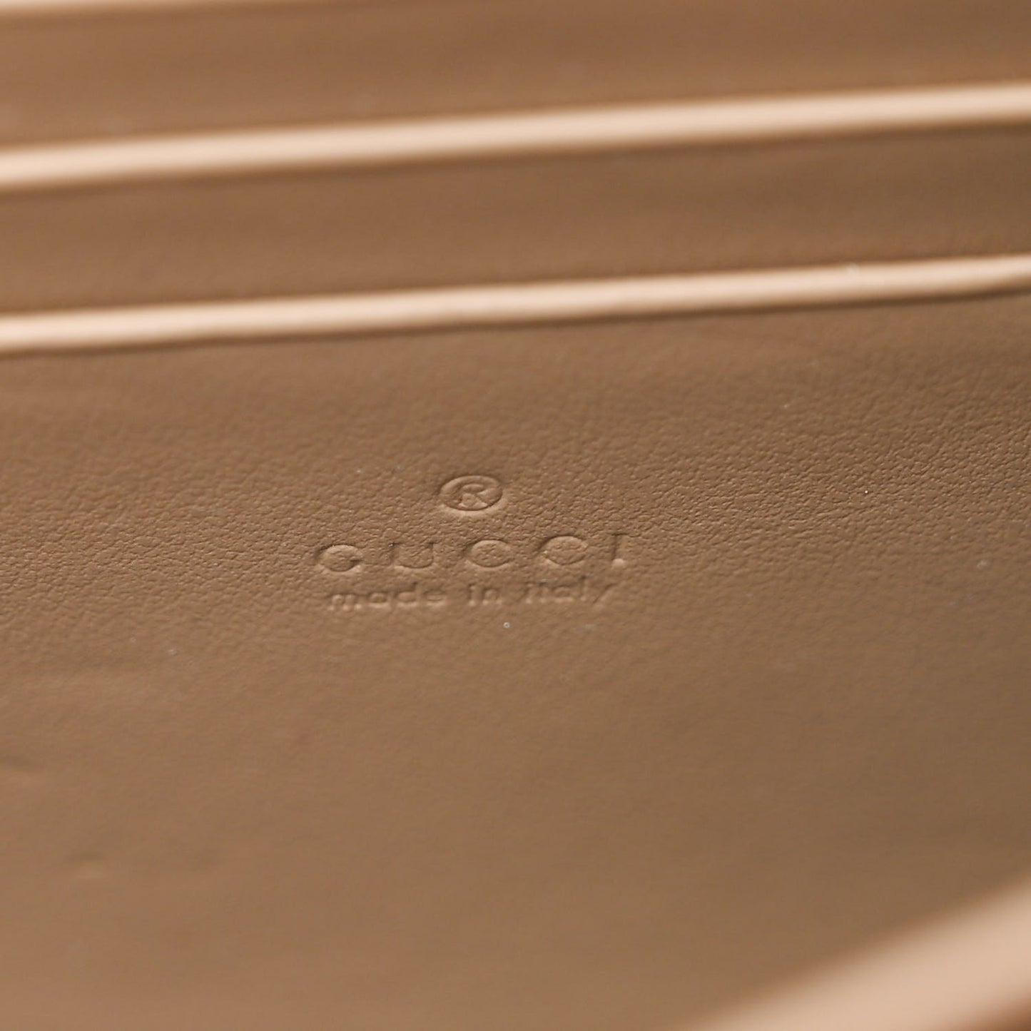 GG Supreme Monogram Mini Dionysus Chain Wallet Beige Taupe
