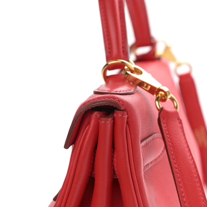 Hermes Gulliver Kelly Retourne 32 Rouge Vif 15 of 15