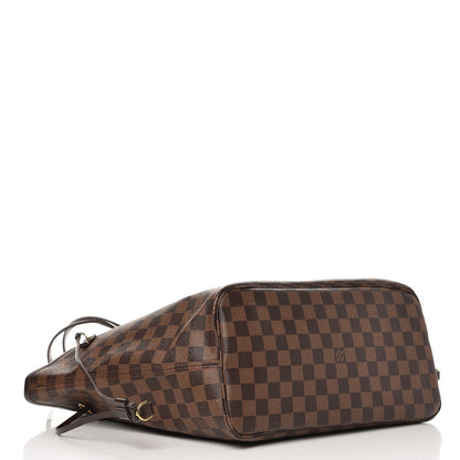 Louis Vuitton Damier Ebene Neo Neverfull MM Rose Ballerine 4 of 7