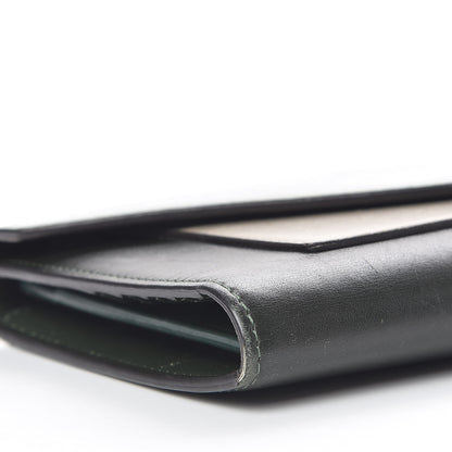 Celine Smooth Calfskin Pocket Tri-Fold Multifunction Envelope Flap Wallet Jade 8 of 26