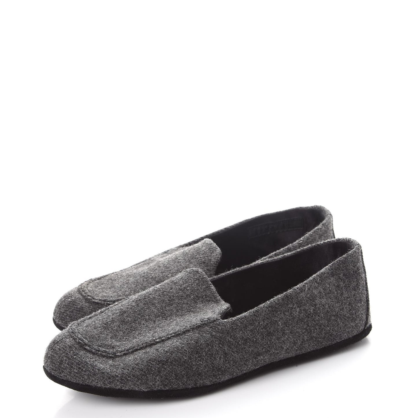Felt Slippers Loafers 37 Anthracite