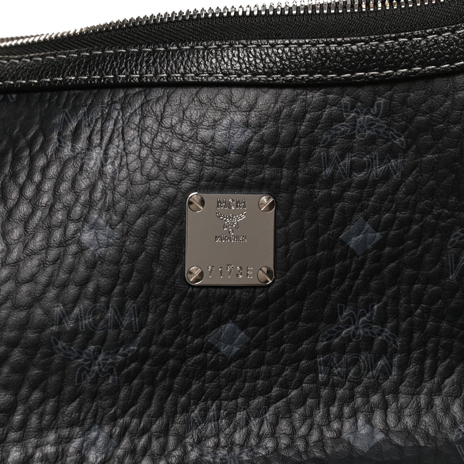 MCM Visetos Medium Luisa Hobo Black 6 of 12