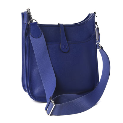 Hermes Epsom Evelyne III PM Bleu Electrique 3 of 9