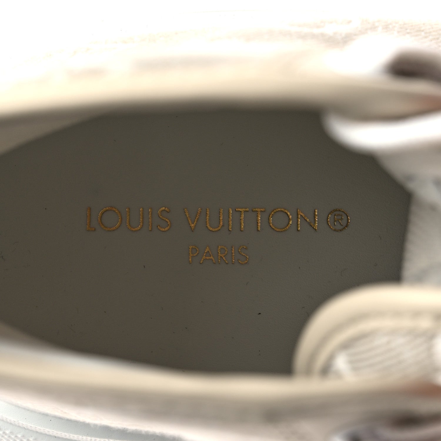 Louis Vuitton Denim Monogram Squad Sneaker Boots 37.5 Beige 6 of 9