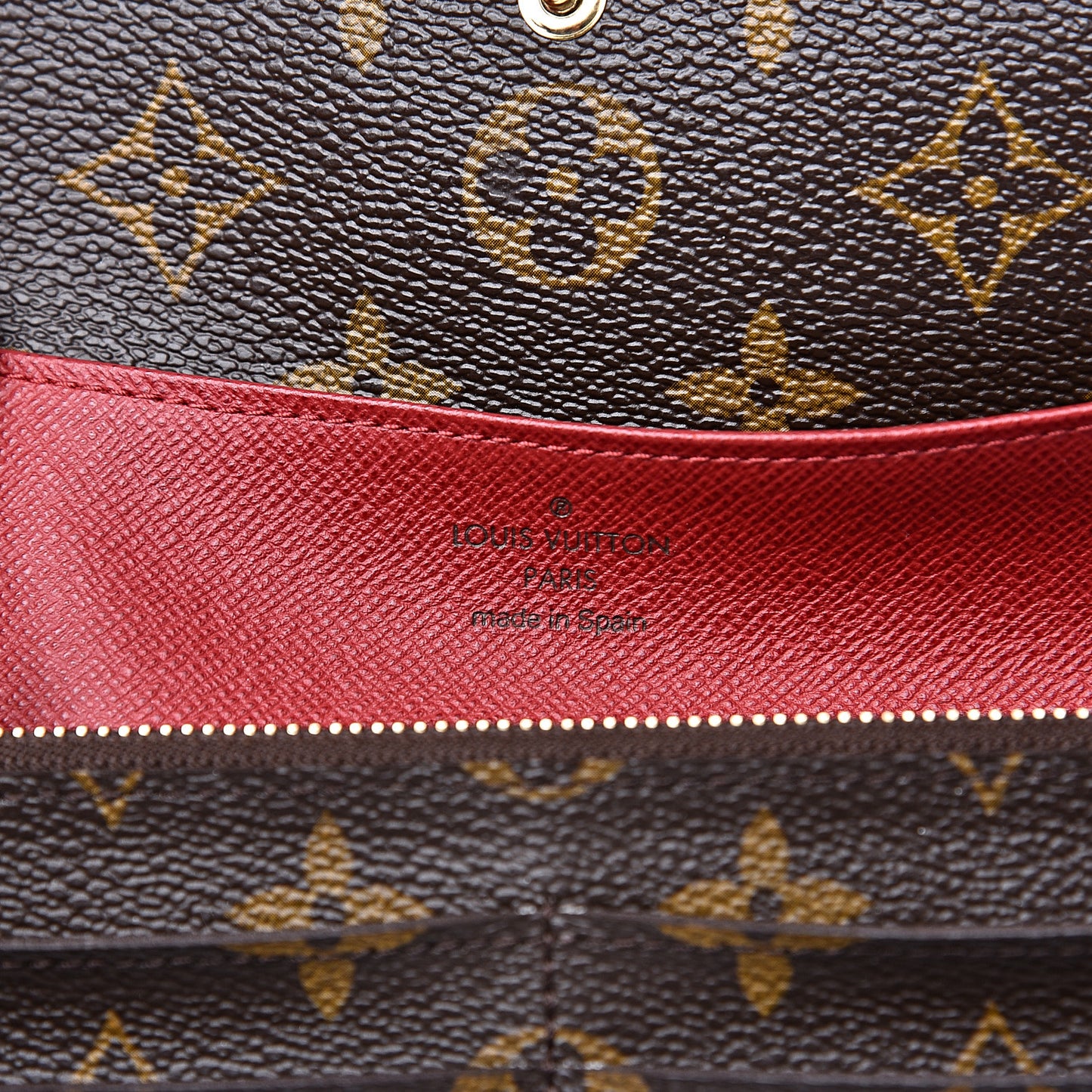 Monogram Emilie Wallet Fuchsia