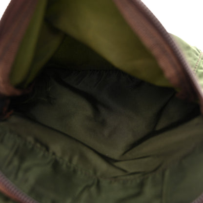 Prada Nylon Vela Small Hunting Bag Green 6 of 14