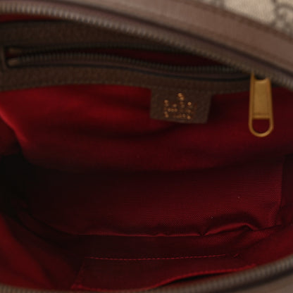 Gucci X DISNEY GG Supreme Monogram Donald Duck Small Interlocking G Dome Backpack Beige Multicolor New Acero 5 of 10