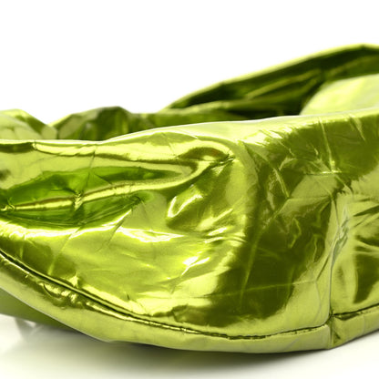 Bottega Veneta Metallic Crushed Calfskin Mini Jodie Chlorophyll 9 of 10