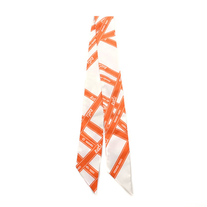 Hermes Silk Bolduc Twilly Orange 2 of 4
