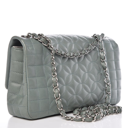 Chanel Lambskin Quilted Lady Graphic Flap Green 3 of 11