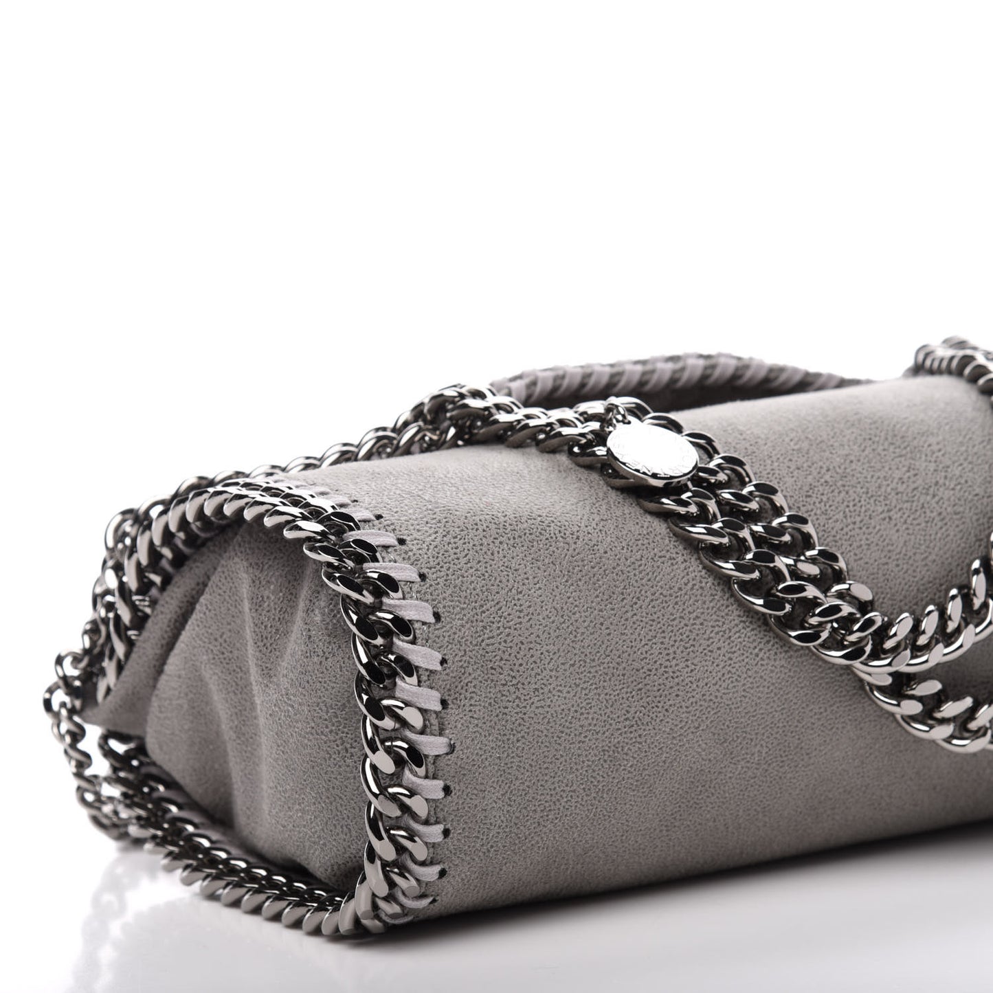 Shaggy Deer Mini Falabella Tote Light Grey