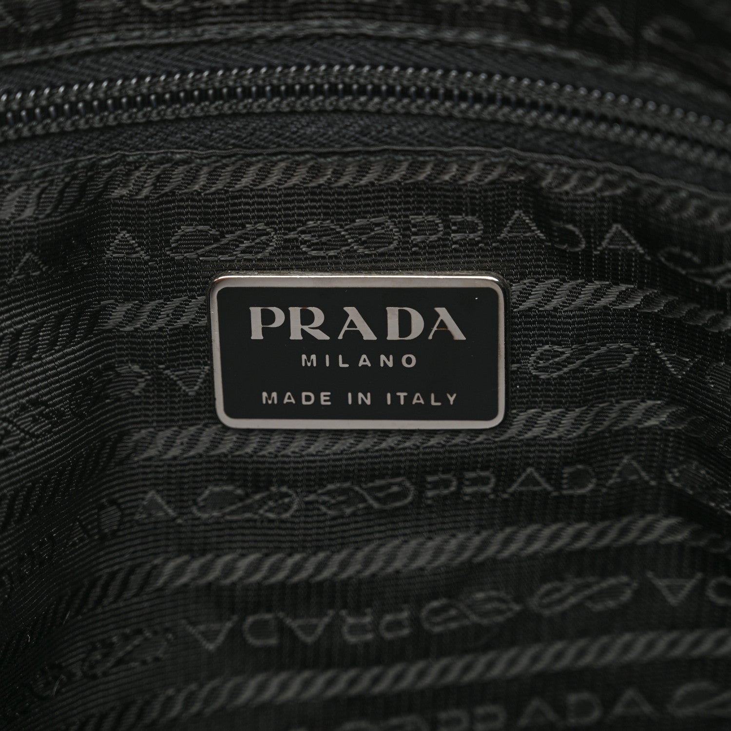 Prada Tessuto Nylon Messenger Bag Black 6 of 10