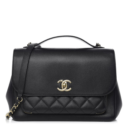 Chanel Caviar Quilted Large Business Affinity Flap Black 1 of 10