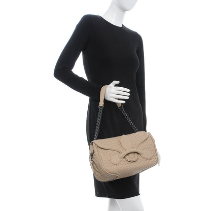 Bottega Veneta Nappa Intrecciato Rialto Shoulder Bag Mink 2 of 8