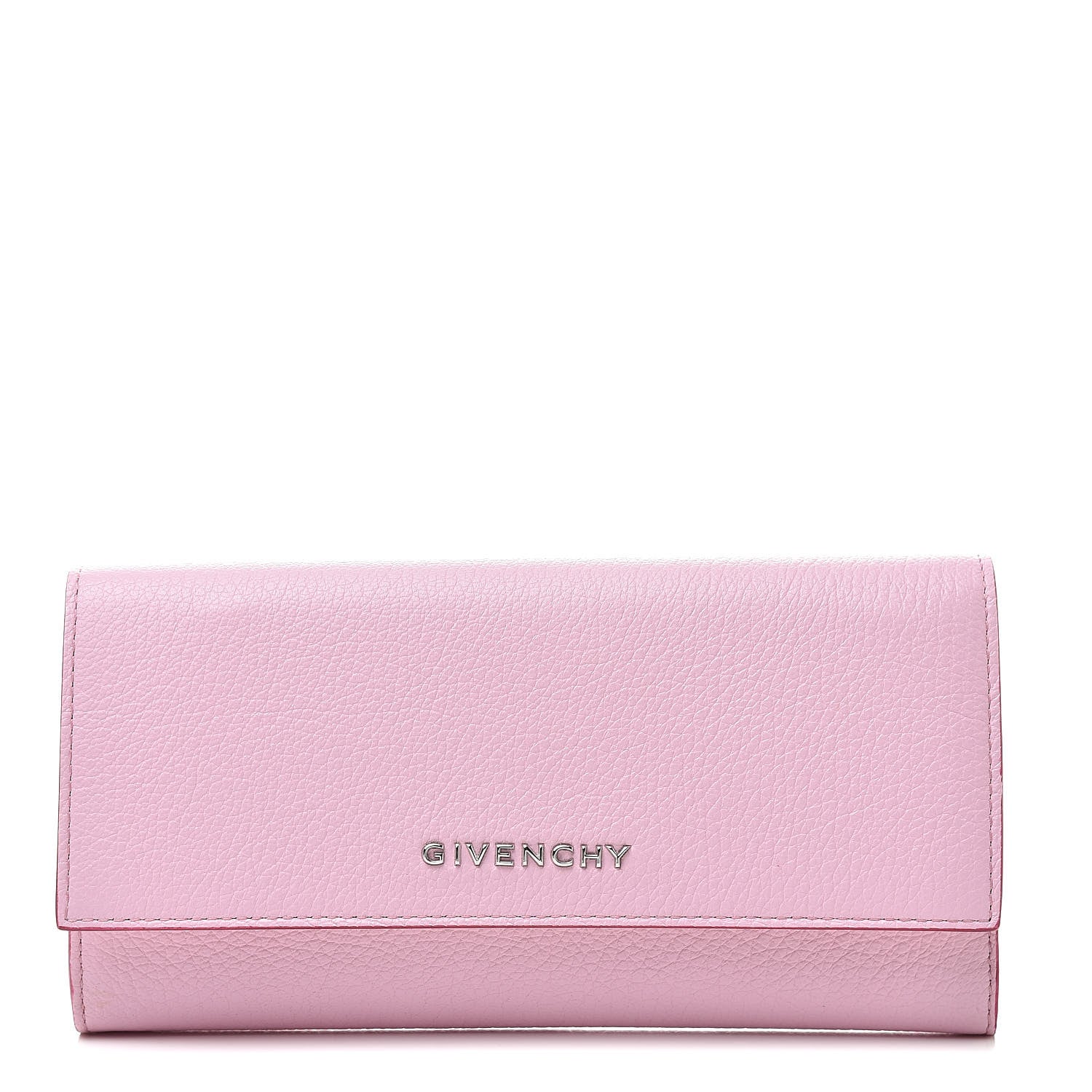 Givenchy Goatskin Pandora Flap Continental Wallet Bright Pink 1 of 11
