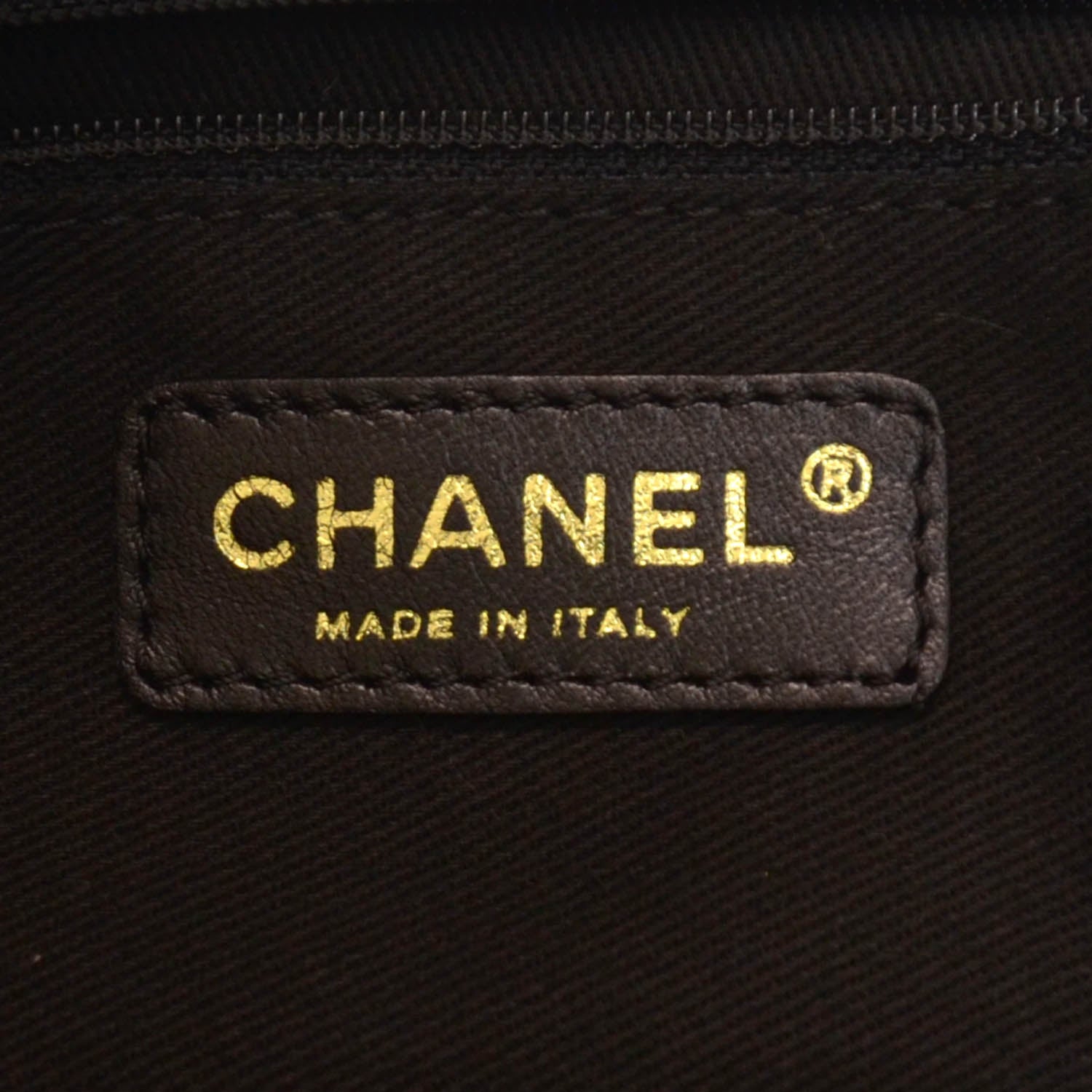 Chanel Terry Cotton Baby Animals Diaper Bag Black 7 of 10