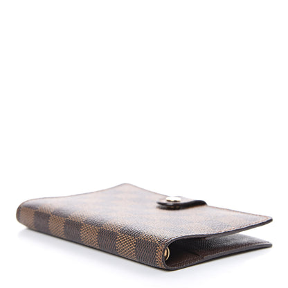 Louis Vuitton Damier Ebene Small Ring Agenda Cover 4 of 8